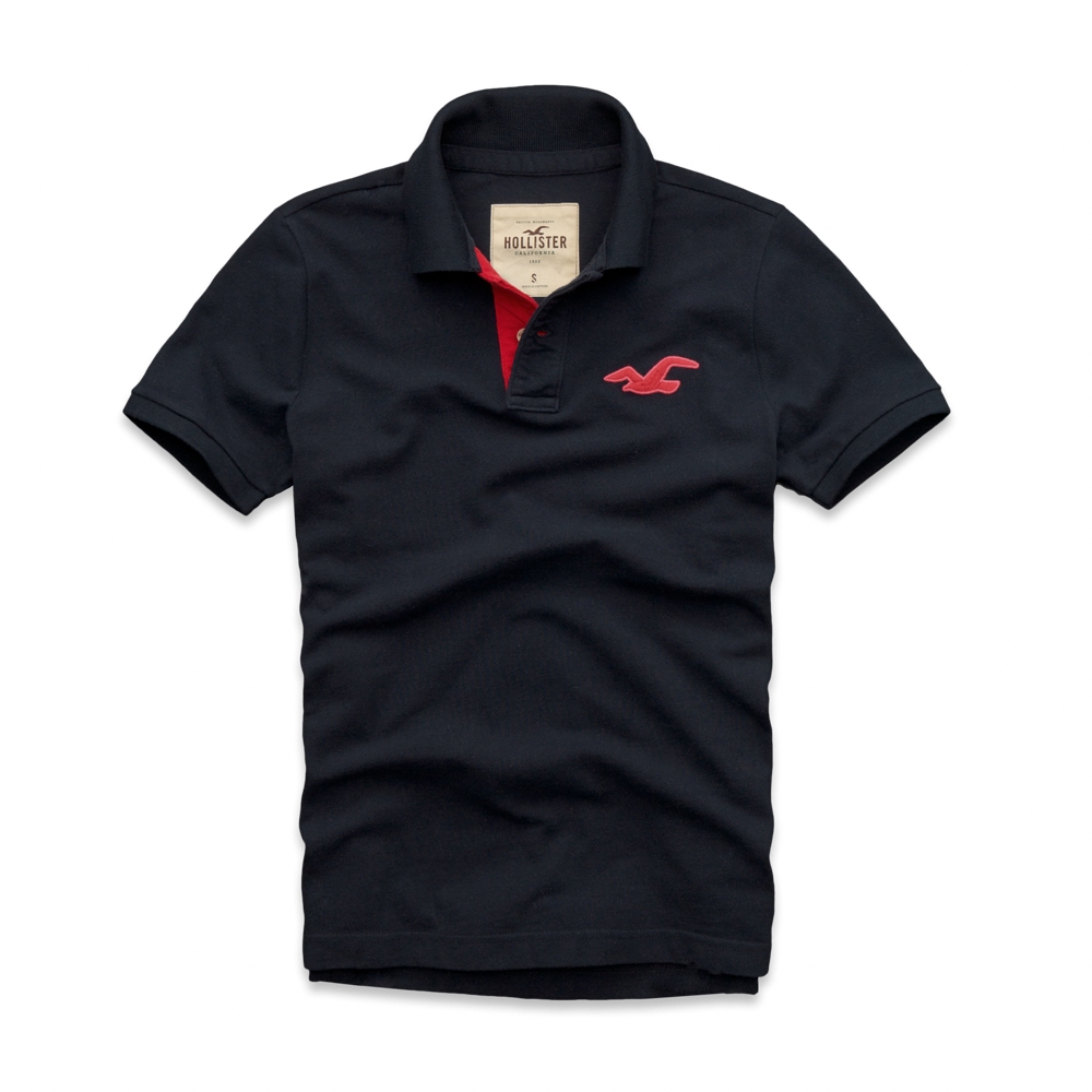 Hollister Hombres Newport Polo Corto Remera HCO4395